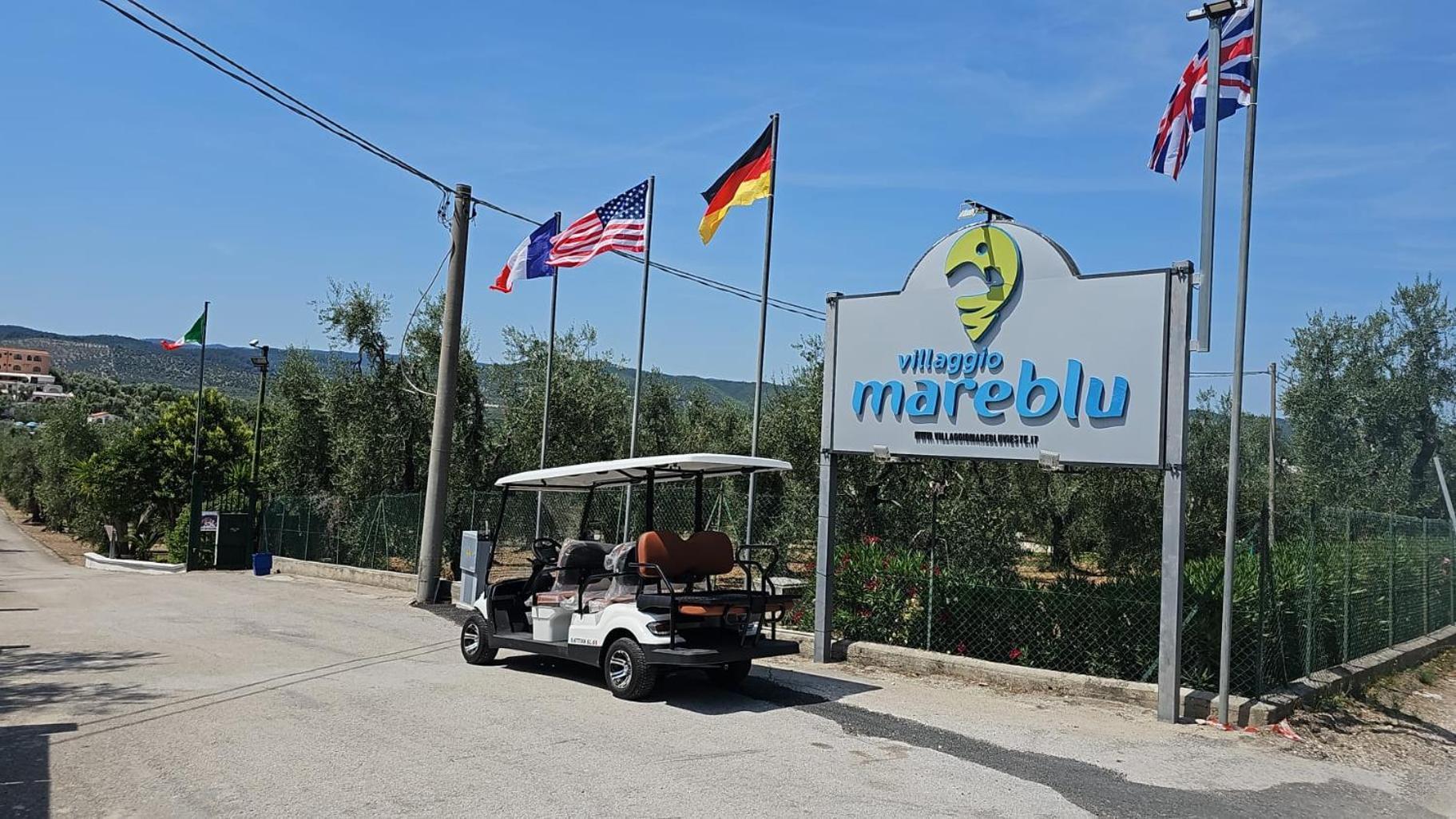 Villaggio Mare Blu Vieste Bagian luar foto